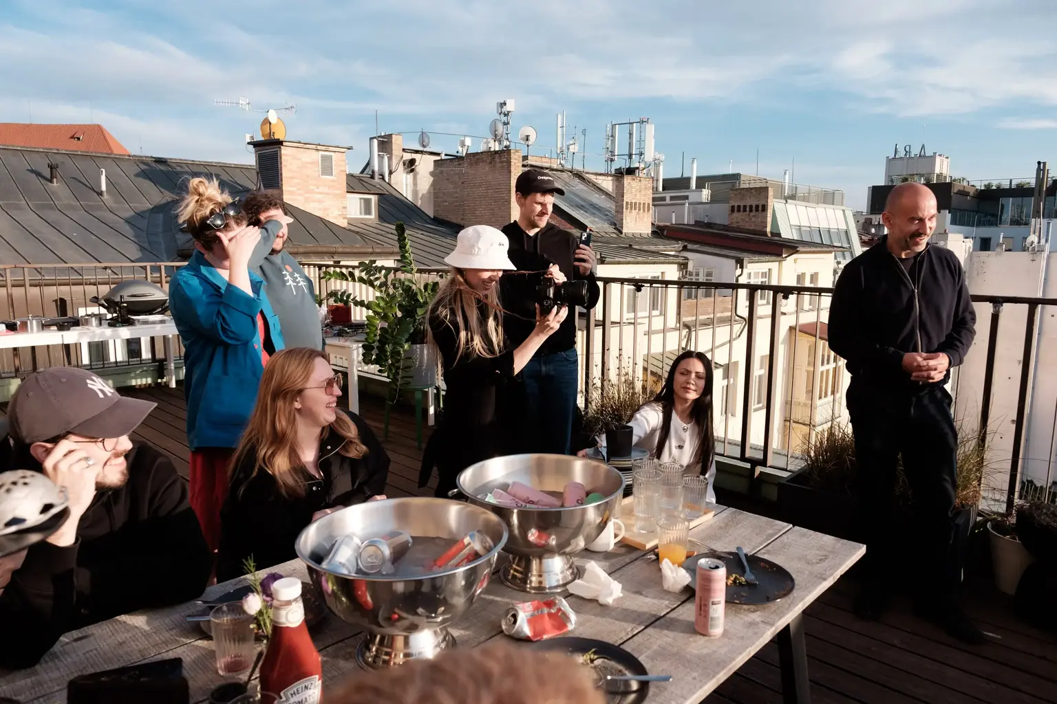 People having fun time